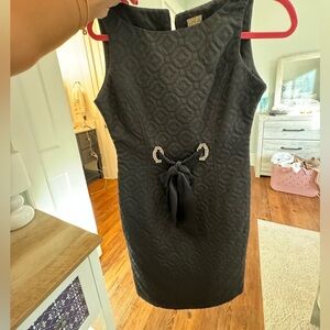 Taylor black detailed dress